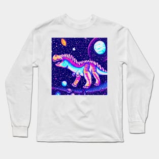 Space dinosaur Long Sleeve T-Shirt